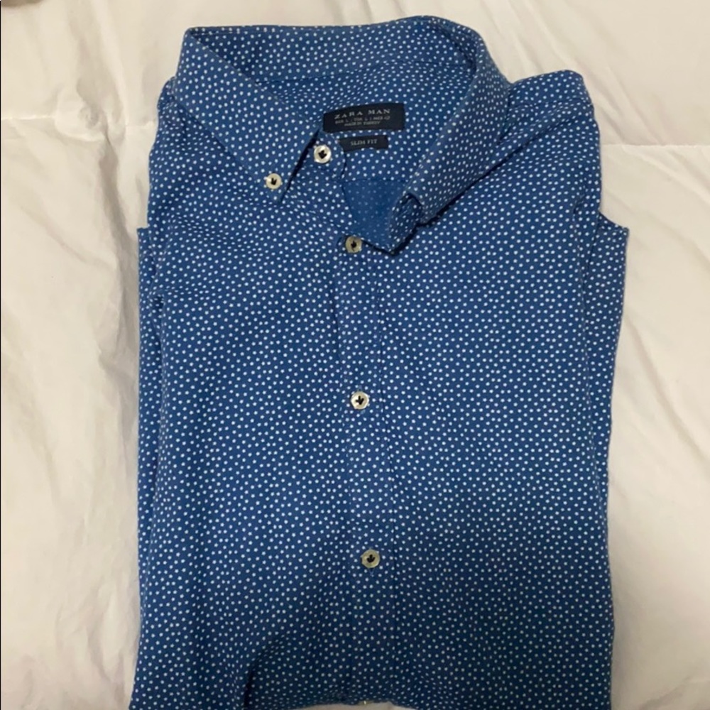 Zara collared dress shirt